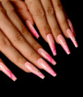 Peachy Pink Nails