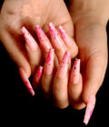 Peachy Pink Nails - Image 3