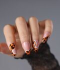 Leopard French Press On Nails