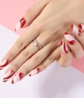 Red Swirls Press On Nails - Image 3