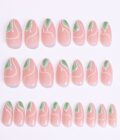 Green Tips Press On Nails - Image 3
